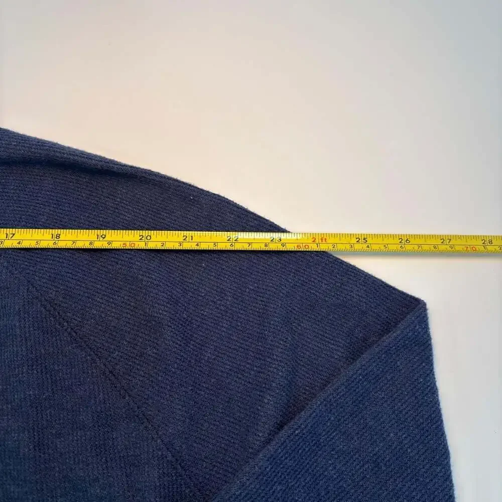 Banana Republic Navy Textured Thermal Crewneck XL